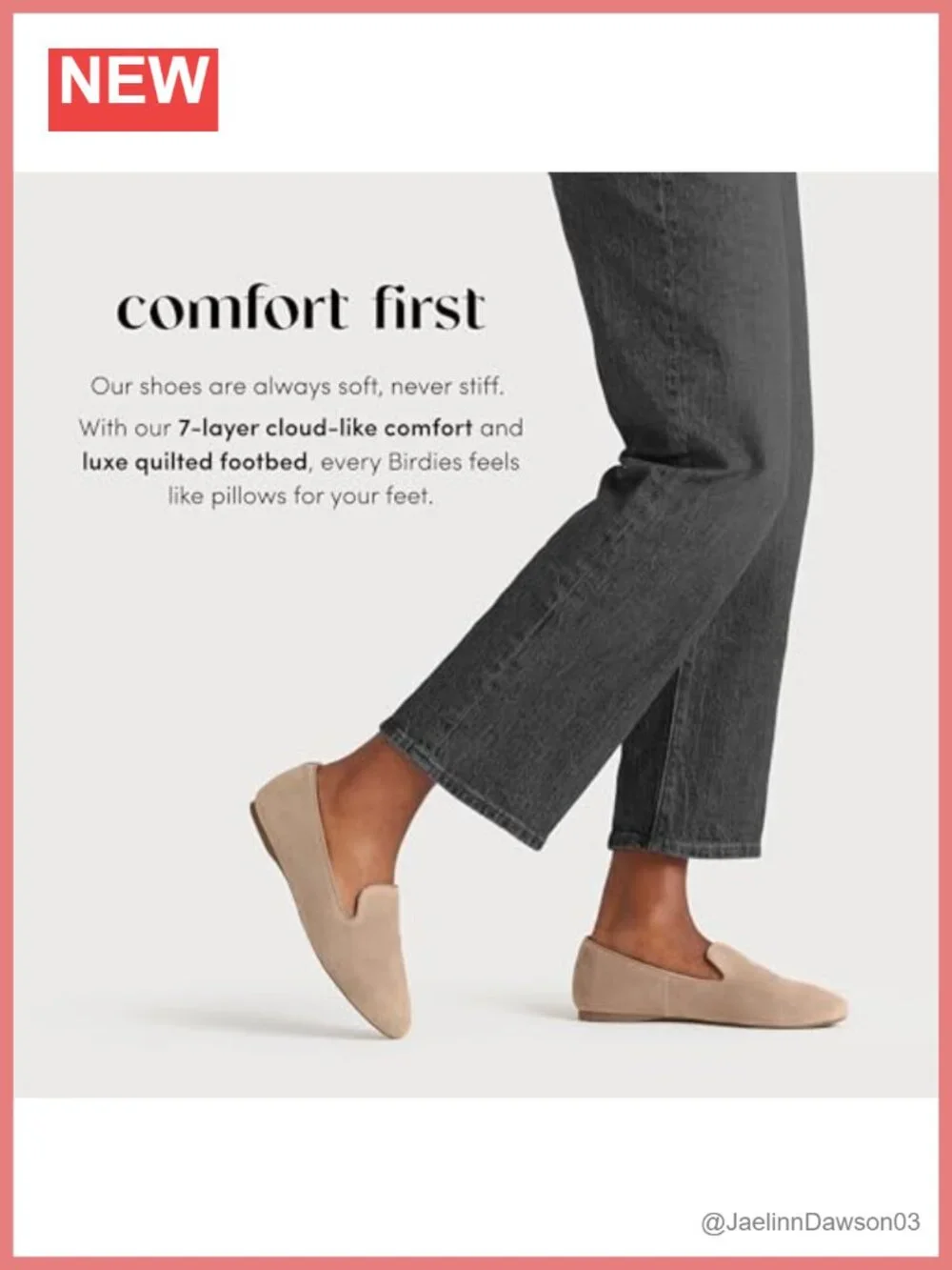 Suede Ballet Flats with Cushioned Insole Slip-On Loafers